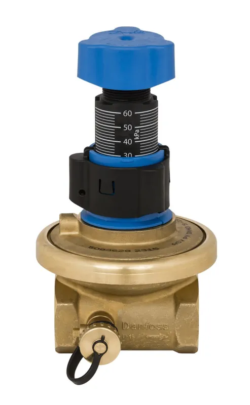 Danfoss Strangdifferenzdr.regl. ASV-PV25 Einstellskala,Rp 1, 0,2-0,6bar