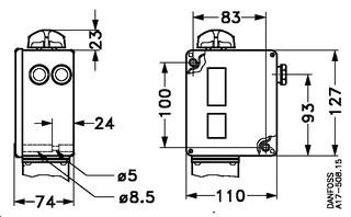Danfoss Selbstüberwachendes Pressostat 2-10 bar, RT 31 B – Bild 4