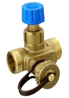 Danfoss Aufrüstbares Strangabsperrventil USV-M mit Außengewinde DN15, 003Z2126