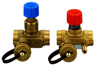 Danfoss USV-Set DN15 AG best:USV-M,USV-I 2 Entleerungshähne u.Messnippel,003Z2146