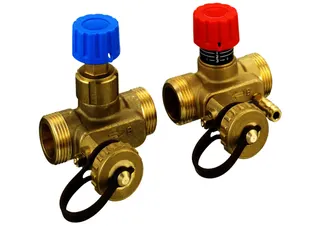 Danfoss USV-Set DN25 AG best:USV-M,USV-I 2 Entleerungshähne u.Messnippel,003Z2148