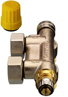 Danfoss Universalanschlussarmatur Typ VHS-UN Eck 3/4", Nr. 013G4743 – Bild 2