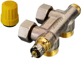 Danfoss Universalanschlussarmatur Typ VHS-UR Eck R1/2" G3/4", Nr. 013G4689 – Bild 5