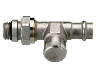 Danfoss Rücklaufverschraubung RLV 15mm Durchgang, 003L1824 Pressfit – Bild 4