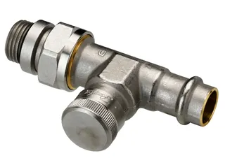 Danfoss Rücklaufverschraubung RLV 15mm Durchgang, 003L1824 Pressfit – Bild 5