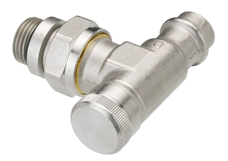 Danfoss Rücklaufverschraubung RLV 15mm Eck, 003L1825 Pressfit