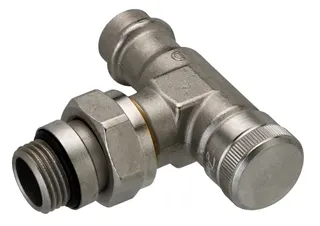 Danfoss Rücklaufverschraubung RLV 15mm Eck, 003L1825 Pressfit – Bild 2
