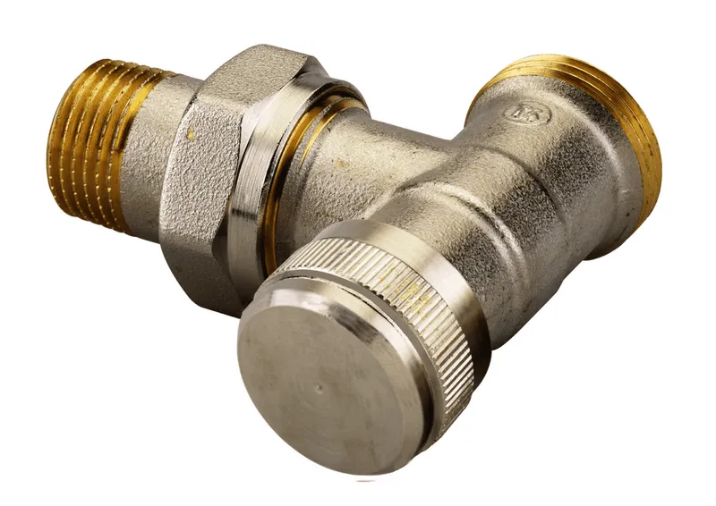 Danfoss Rücklaufverschraubung RLV 15 AG Eck R 1/2" Rp 3/4", Nr. 003L0363