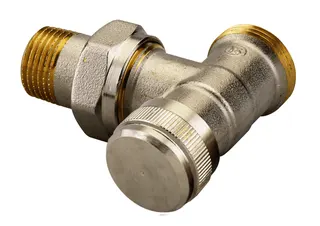 Danfoss Rücklaufverschraubung RLV 15 AG Eck R 1/2" Rp 3/4", Nr. 003L0363
