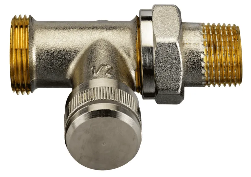 Danfoss Rücklaufverschraubung RLV 15 AG Durchgang R 1/2" Rp 3/4", Nr. 003L0364
