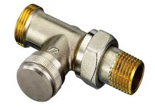 Danfoss Rücklaufverschraubung RLV 15 AG Durchgang R 1/2" Rp 3/4", Nr. 003L0364 – Bild 2
