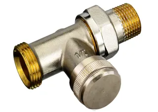 Danfoss Rücklaufverschraubung RLV 15 AG Durchgang R 1/2" Rp 3/4", Nr. 003L0364 – Bild 3