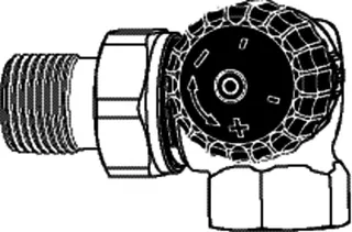 Heimeier TV-Unterteil Winkel- eckform 3/8"rechts,2340-01.000 – Bild 4