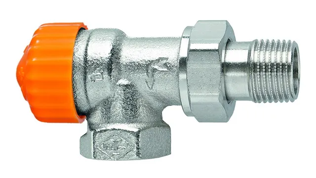 Heimeier Thermostat-Ventilunterteil Eclipse,umgek.Flußrichtung,Eck,DN10