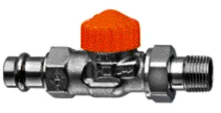Heimeier Thermostat-Ventilunterteil Eclipse,Dg,DN15,Viega Press 15mm – Bild 2