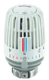 Heimeier Thermostatkopf K diebstahl- sicher durch 2Schrauben 6040-00.500 weiß