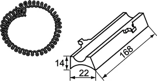 Heimeier Wärmeleitsockel und Spiralfeder Nr. 6402-00.200 – Bild 3
