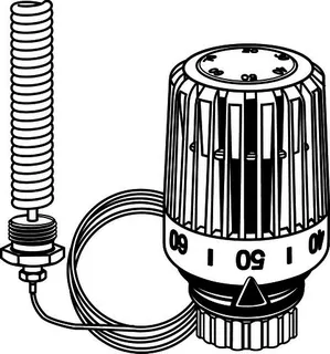 Heimeier Thermostatkopf K mit Wendel- Tauchfühler, 2m, Nr. 6672-00.500 – Bild 3