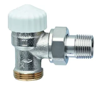Heimeier Thermostat-Ventilunterteil V-exact II DN 15 eck(1/2"),mit AG 3/4"
