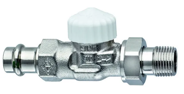 Heimeier Thermostat-Ventilunterteil V-exact II DN 15 dg(1/2"),Press 15mm