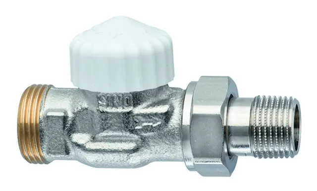 Heimeier Thermostat-Ventilunterteil V-exact II DN 15 dg(1/2"),mit AG 3/4"