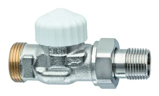 Heimeier Thermostat-Ventilunterteil V-exact II DN 15 dg(1/2"),mit AG 3/4"