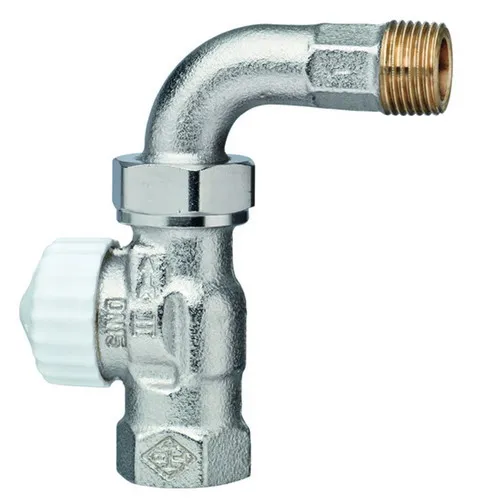 Heimeier Thermostat-Ventilunterteil dg V-exact II DN 15(1/2"),m. Bogenverschr.