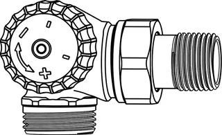 Heimeier Thermostat-Ventilunt.li.V-exact II DN15(1/2"),Winkeleck AG, 3733-02.000 – Bild 2