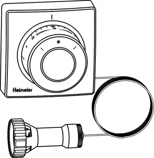 Heimeier Ferneinstellelem. F 10,00 m 2810-00.500 – Bild 2