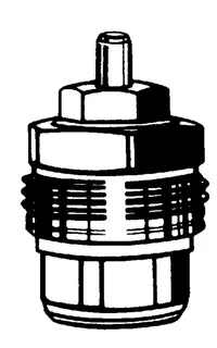 Heimeier Ersatz-Oberteil Voreinstellung 3/8", 1/2" und 3/4", 2101-02.299