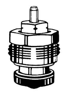 Heimeier Ersatz-Oberteil Schwerkraft 1/2", 2241-02.299 – Bild 2