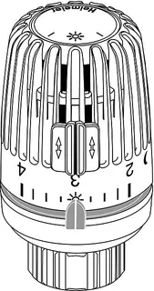 Heimeier Thermostatkopf VK, diebstahl- sicher, Nr. 9710-40.500 – Bild 2