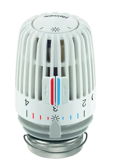 Heimeier Thermostatkopf K, 7020-00.500 weiß, Behördenausführung, m.Nullstellung