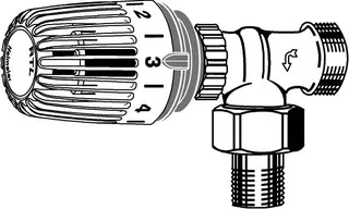 Heimeier Rücklauftemp.begrenz. RTL 1/2"E, G 3/4" AG, Nr. 9153-02.800 – Bild 4