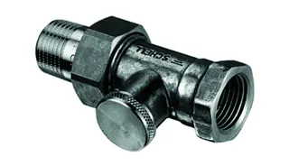 SCHELL Heizkörperverschr., Durchgang absperrbar, 10bar, 1/2",mattnickel – Bild 2