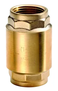 HS-Euro-Rückschlagventil messing PN 25 3/4" Nr. 1000