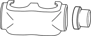 Heimeier Verkleidung kunststoff für Eck+ Durchgangsform weiß RAL9016, 3850-50.553