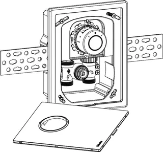 Heimeier Multibox F UP-Einzelraum- temperaturregelung weiß, 9306-00.800 – Bild 3