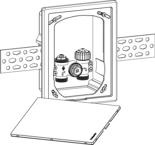 Heimeier Multibox C/E UP-Einzelraum- temperaturregelung weiß, 9308-00.800