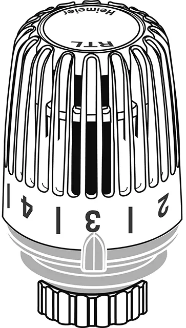 Heimeier RTL-Oberteil Nr. 9303-00.300