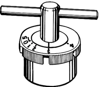 Heimeier Skalenschlüssel für Vorein- stellung, Nr. 4316-00.257 – Bild 2