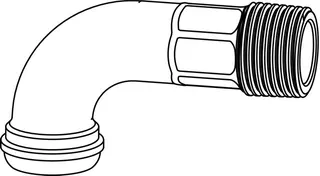 Heimeier Rohrbogen 1/2" Nr. 2244-02.355