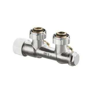 Oventrop Multiblock T Eckform für Anschluss an Heizkörper mit AG 3/4", Nr. 1184014 – Bild 2