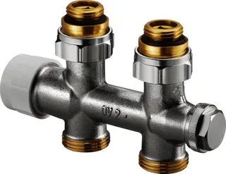 Oventrop Multiblock T Durchgang für Anschluss an Heizkörper mit IG 1/2", Nr. 1184083 – Bild 2
