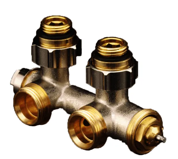 Oventrop Multiblock T Eckform für Anschluss an Heizkörper mit IG 1/2", Nr. 1184084
