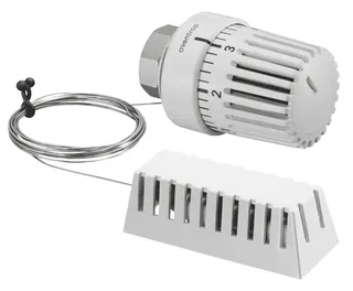 Oventrop Thermostat Uni LH M 30x1,5 weiß mit Fernfühler 2m, Nr. 1011688