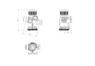 Oventrop Regulierventil Cocon QTZ,ohne Messventile,DN10,3/8"AG,30-210l/h – Bild 3