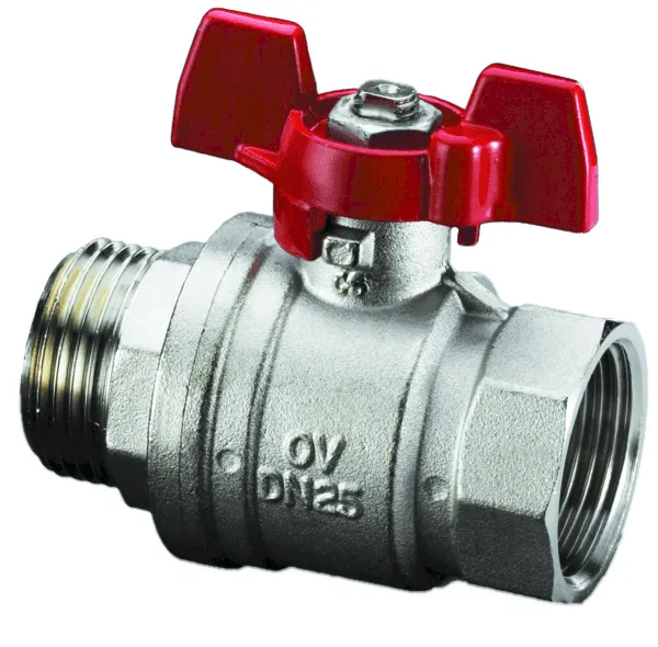 Oventrop MS-Kugelhahn, 3/4"I/A m.Flügelgriff, 107 63 06