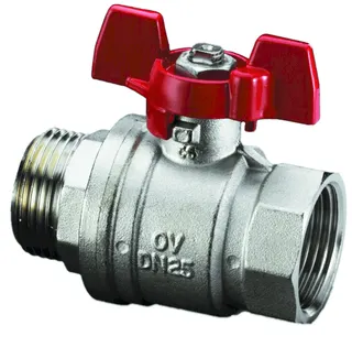 Oventrop MS-Kugelhahn, 3/8"I/A m.Flügelgriff, 107 63 03