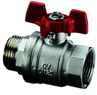 Oventrop MS-Kugelhahn, 11/4"I/A m.Flügelgriff, 107 63 10